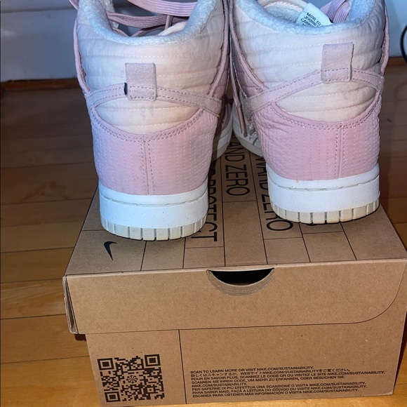 Women’s Pink and White Dunks - Picture 6 of 16